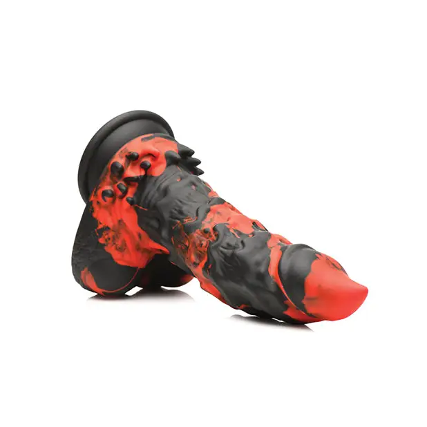 Creature Cocks Fire Demon Monster Silicone Dildo - Dongs & Dildos