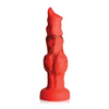 Creature Cocks Fire Hound Silicone Dildo - Medium Red - Dongs & Dildos