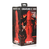 Creature Cocks Fire Hound Silicone Dildo - Medium Red - Dongs & Dildos