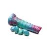 Creature Cocks Galactic Breeder Ovipositor Silicone Dildo w/Eggs - Multi Color - Dongs & Dildos