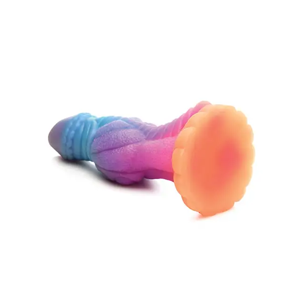 Creature Cocks Galactic Cock Alien Creature Silicone Dildo - Glow in the Dark