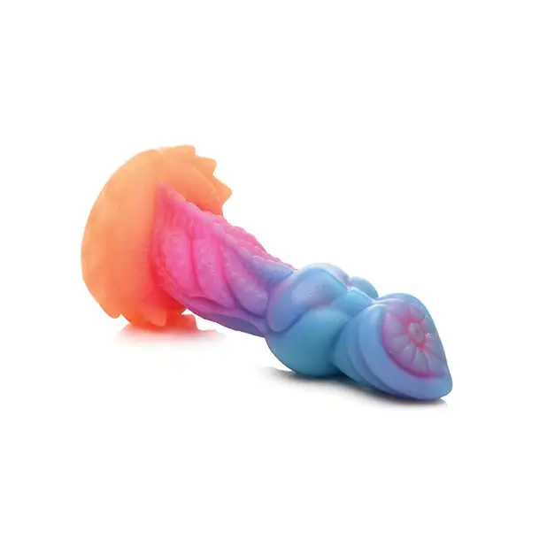 Creature Cocks Glow-in-the-Dark Aqua-Cock Silicone Dildo