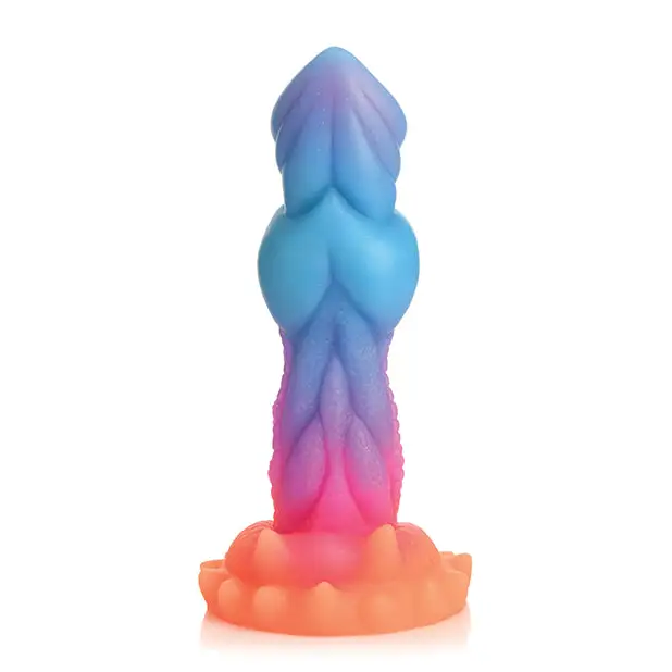 Creature Cocks Glow-in-the-Dark Aqua-Cock Silicone Dildo