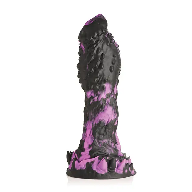 Creature Cocks Grim Silicone Dildo - Black/Purple - Dongs & Dildos