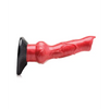 Creature Cocks Hell-Hound Canine Penis Silicone Dildo - Red/Black - Dongs & Dildos