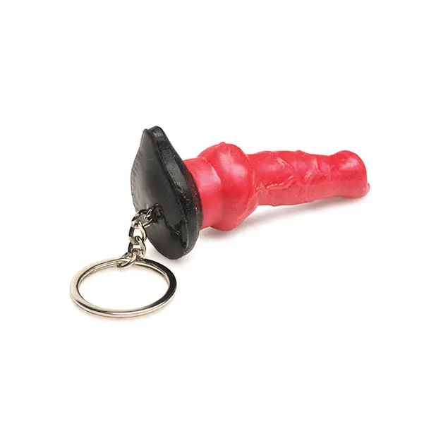 Creature Cocks Hell-Hound Silicone Key Chain - Red - Novelties