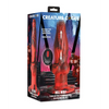 Creature Cocks Hell-Wolf Thrusting & Vibrating Silicone Dildo - Black/Red - Vibrators