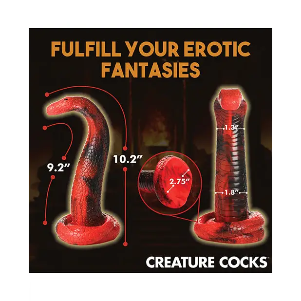 Creature Cocks King Cobra Silicone Dildo - Dongs & Dildos