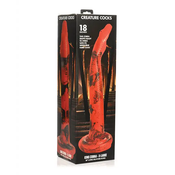 Creature Cocks King Cobra X-Large Silicone Dildo - Dongs & Dildos