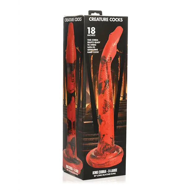 Creature Cocks King Cobra X-Large Silicone Dildo - Dongs & Dildos