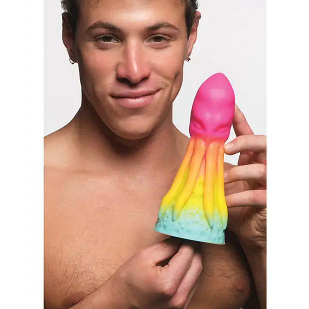 Creature Cocks King Kraken Silicone Dildo - Multi Color
