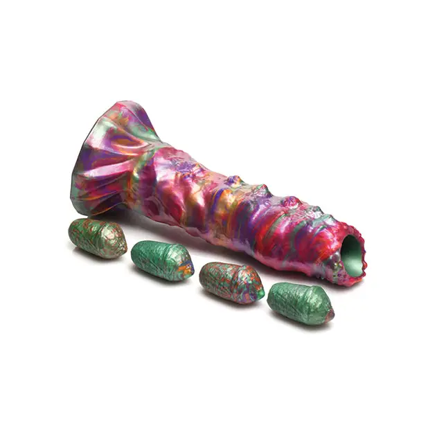 Creature Cocks Larva Ovipositor Silicone Dildo w/Eggs - Dongs & Dildos