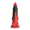 Creature Cocks Mephisto Silicone Dildo - Black/Red - Dongs & Dildos