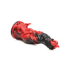 Creature Cocks Mephisto Silicone Dildo - Black/Red - Dongs & Dildos