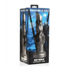 Creature Cocks Night Prowler Silicone Dildo - Large Black/Silver - Dongs & Dildos