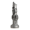 Creature Cocks Night Prowler Silicone Dildo - Large Black/Silver - Dongs & Dildos