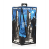 Creature Cocks Night Prowler Silicone Dildo - Medium Black/Silver - Dongs & Dildos