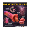 Creature Cocks Nymphoid Ovipositor Silicone Dildo w/Eggs - Multi Color - Dongs & Dildos