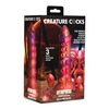 Creature Cocks Nymphoid Ovipositor Silicone Dildo w/Eggs - Multi Color - Dongs & Dildos