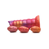 Creature Cocks Nymphoid Ovipositor Silicone Dildo w/Eggs - Multi Color - Dongs & Dildos