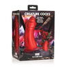 Creature Cocks Ogre Silicone Dildo - Red - Dongs & Dildos