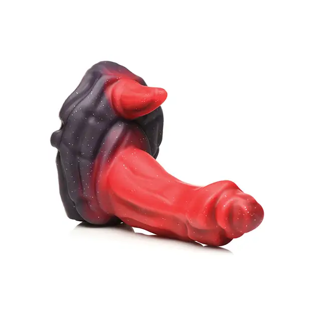 Creature Cocks Ogre Silicone Dildo - Red - Dongs & Dildos