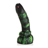 Creature Cocks Python Silicone Dildo - Black/Green - Dongs & Dildos