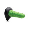 Creature Cocks Radioactive Reptile Thick Scaly Silicone Dildo - Green/Black - Dongs & Dildos