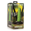 Creature Cocks Radioactive Reptile Thick Scaly Silicone Dildo - Green/Black - Dongs & Dildos