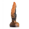Creature Cocks Ravager Rippled Tentacle Silicone Dildo - Orange/Black - Dongs & Dildos