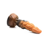 Creature Cocks Ravager Rippled Tentacle Silicone Dildo - Orange/Black - Dongs & Dildos
