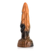 Creature Cocks Ravager Rippled Tentacle Silicone Dildo - Orange/Black - Dongs & Dildos