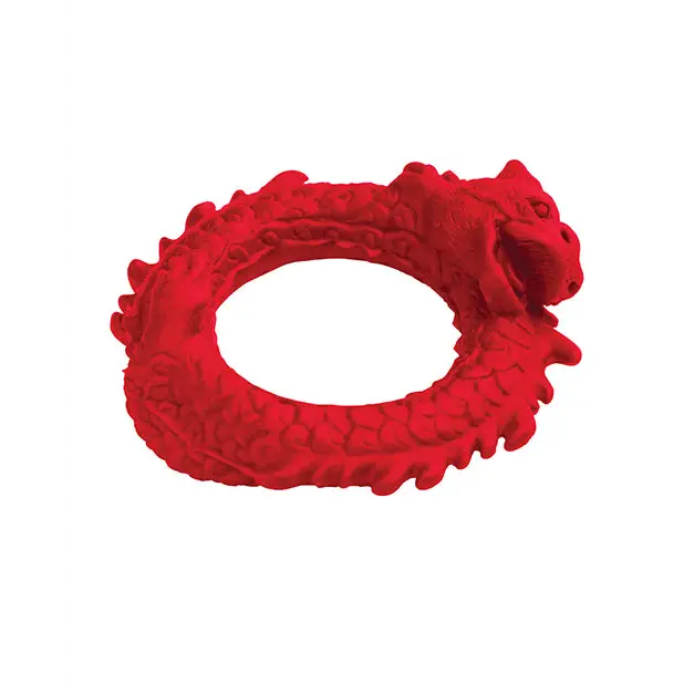 Creature Cocks Rise of the Dragon Silicone Cock Ring - Red