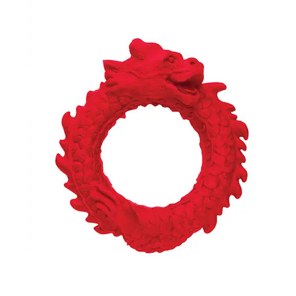 Creature Cocks Rise of the Dragon Silicone Cock Ring - Red