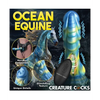Creature Cocks Sea Stallion Vibrating Dildo w/ Remote - Blue/Yellow - Dongs & Dildos