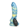 Creature Cocks Sea Stallion Vibrating Dildo w/ Remote - Blue/Yellow - Dongs & Dildos