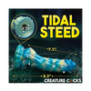 Creature Cocks Sea Stallion Vibrating Dildo w/ Remote - Blue/Yellow - Dongs & Dildos