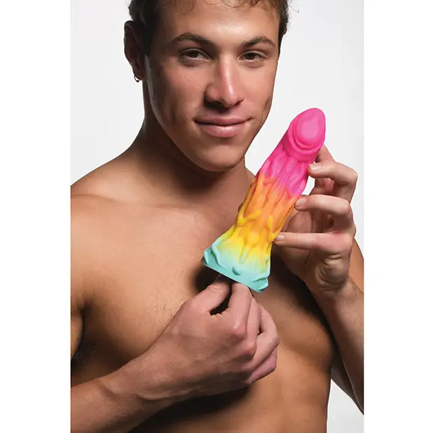 Creature Cocks Shape Shifter Alien Silicone Dildo - Multi Color