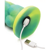 Creature Cocks Squirmer Thrusting & Vibrating Silicone Dildo w/Remote Control - Multi Color - Vibrators