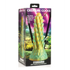 Creature Cocks Stegosaurus Spiky Reptile Silicone Dildo - Teal/Gold