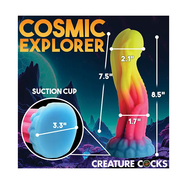 Creature Cocks Tenta-Glow-in-the-Dark Silicone Dildo