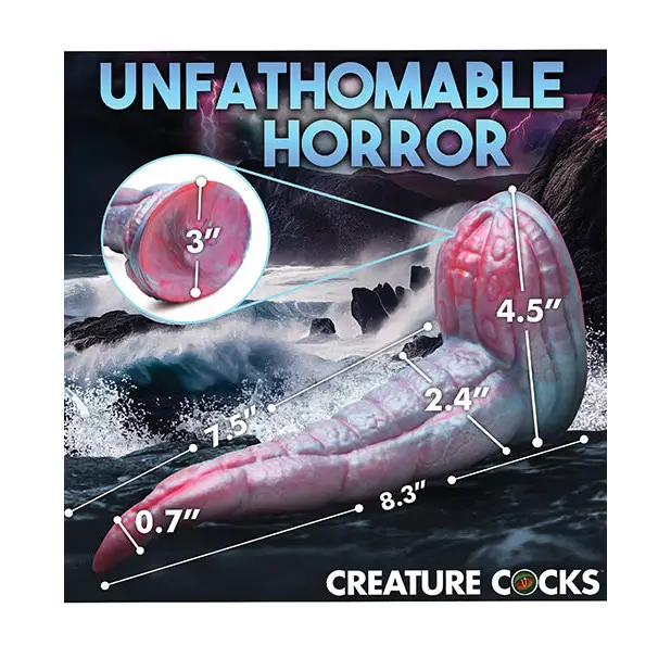 Creature Cocks Tentacle Cock Silicone Dildo - Red/Blue - Dongs & Dildos