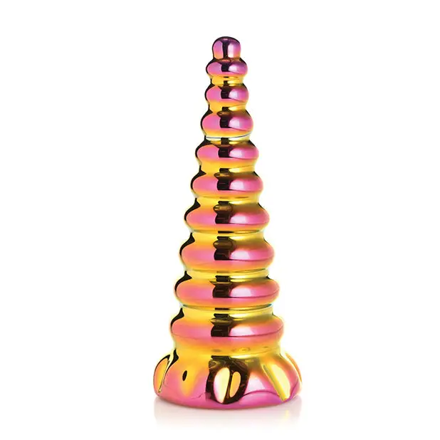 Creature Cocks Twilight Rainbow Glass Dildo - Dongs & Dildos