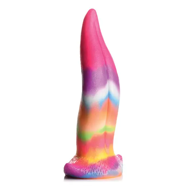 Creature Cocks Unicorn Kiss Silicone Tongue Dildo - Glow in the Dark - Dongs & Dildos