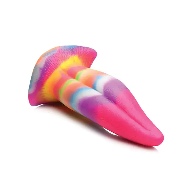 Creature Cocks Unicorn Kiss Silicone Tongue Dildo - Glow in the Dark - Dongs & Dildos