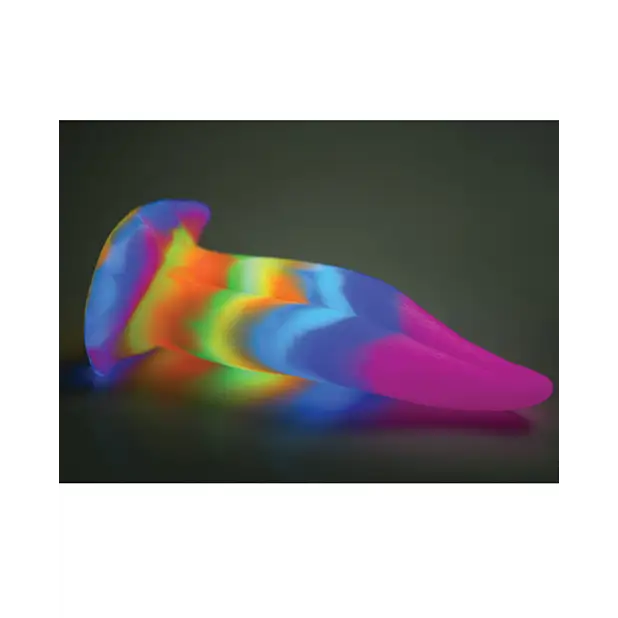 Creature Cocks Unicorn Kiss Silicone Tongue Dildo - Glow in the Dark - Dongs & Dildos