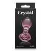 Crystal Flower Butt Plug - Pink - Anal Products