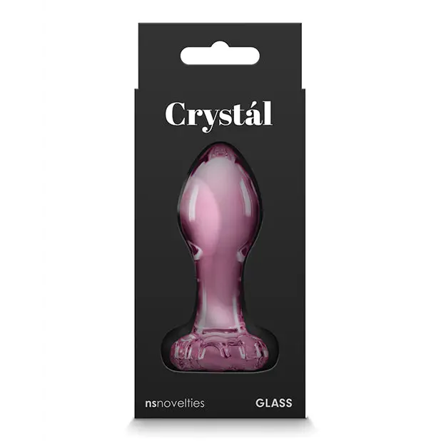 Crystal Flower Butt Plug - Pink - Anal Products