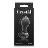 Crystal Gem Butt Plug - Black - Anal Products