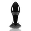 Crystal Gem Butt Plug - Black - Anal Products